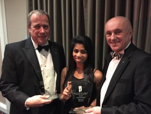Adrian Reynolds, Jade Fernandes and Ian Phillips