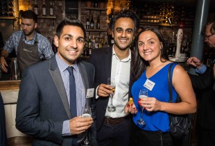 Neil Kelly, Vikash Kanani and Louise Lees