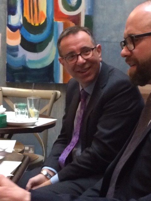(L-R) James Pinchbeck (Streets) and Steve Wade (Qdos Vantage)