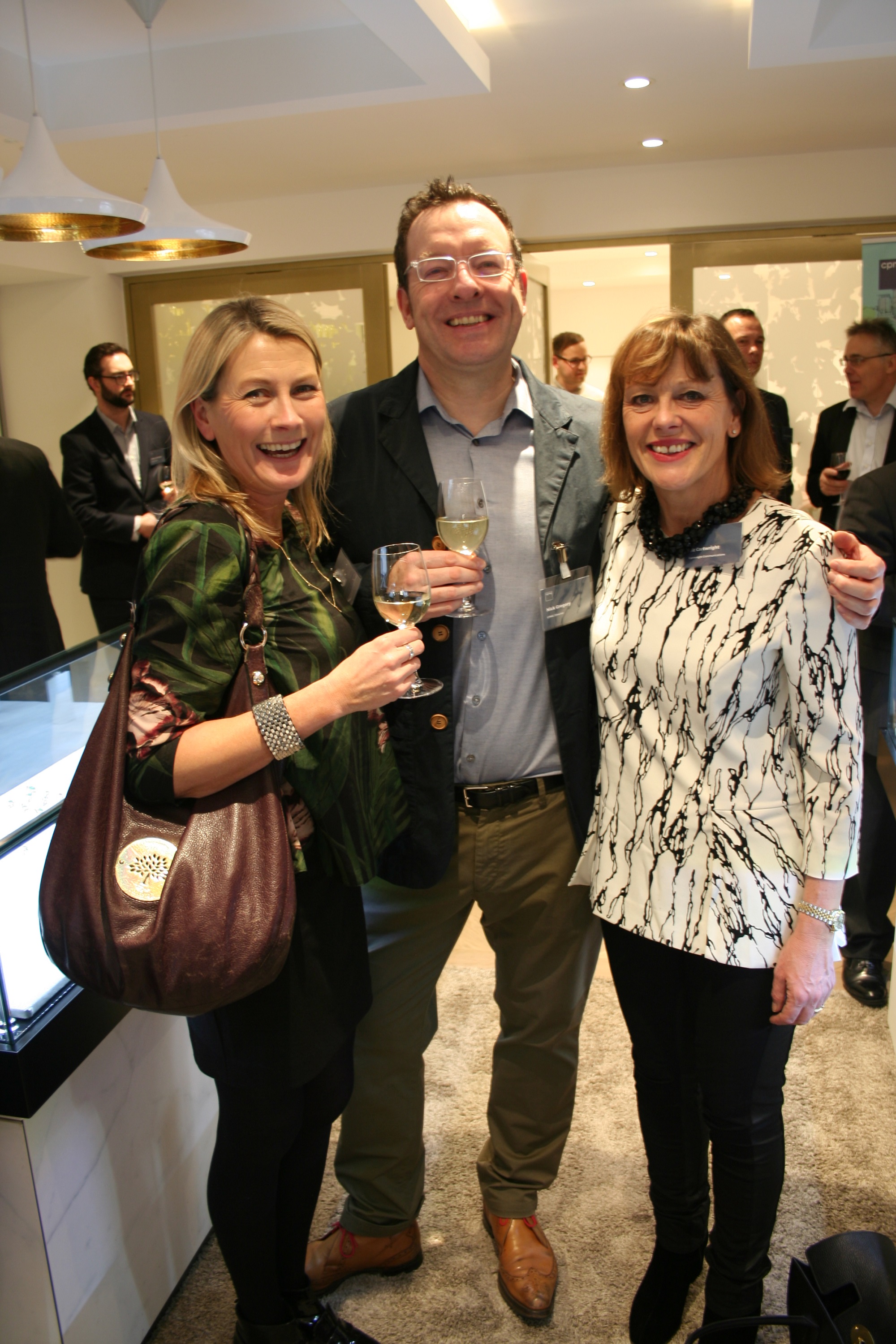 (L-R) Becky Cheney-RLF; Nick Gregory-CPMG; Liz Cartwright-Cartwright Communications