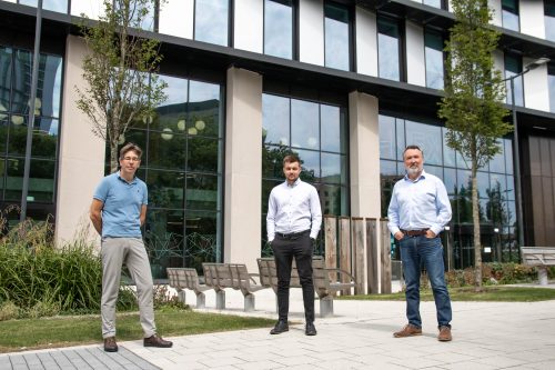 L-R, David Pearce, Taras Lanchev, Stuart Clarke