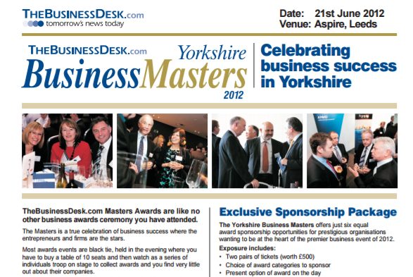 Yorkshire Business Masters 2012