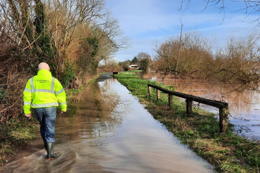 Threat of flooding and road closures in Gloucestershire - South West 