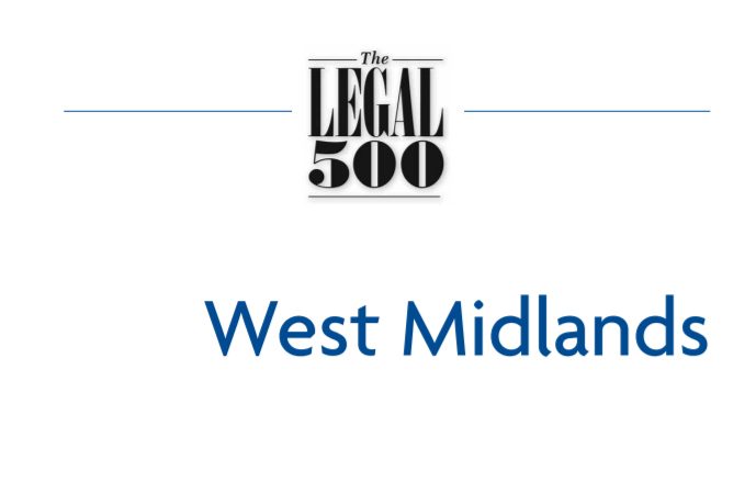 2016 Legal 500 West Midlands