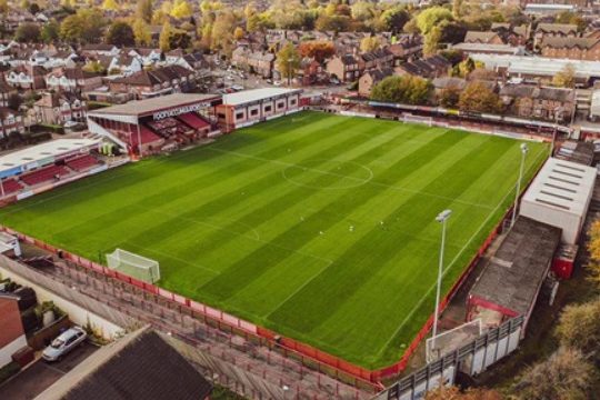 Altrincham F.C. Moss Lane Stadium Framed, Professionally Printed