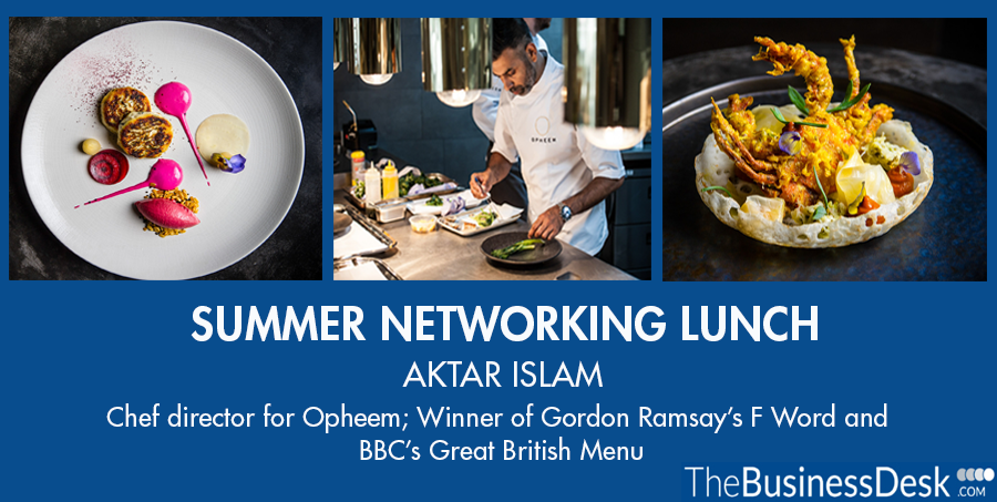 Summer Networking Lunch with Aktar Islam | TheBusinessDesk.com