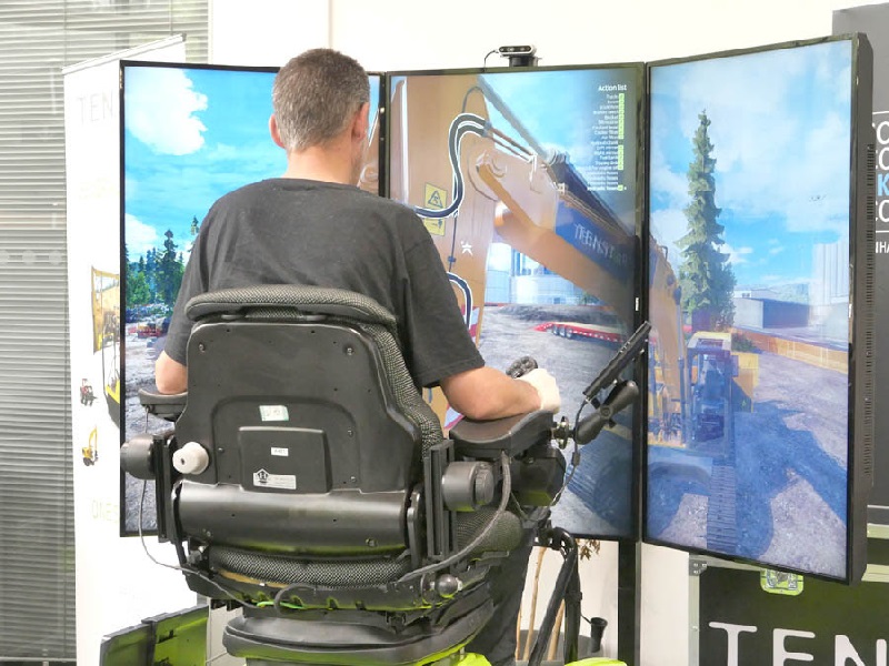 Simulators introduced for construction training courses