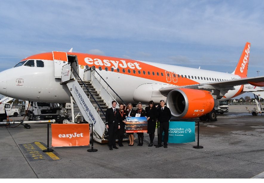 New easyJet route to Tenerife takes off from Liverpool John Lennon