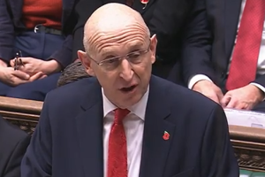 Chancellor John Healey making his autumn statement