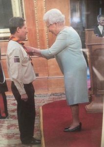 David Shaw MBE investiture