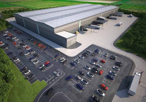 Henry Boot-built logistics centre at Wakefield Hub